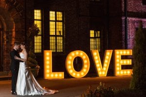 Wedding Letter Hire London LOVE, MR & MRS LED Letter Hire