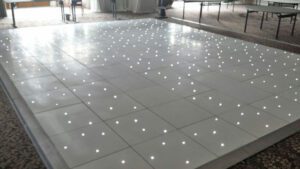 white star lit dance floor Shendish Manor