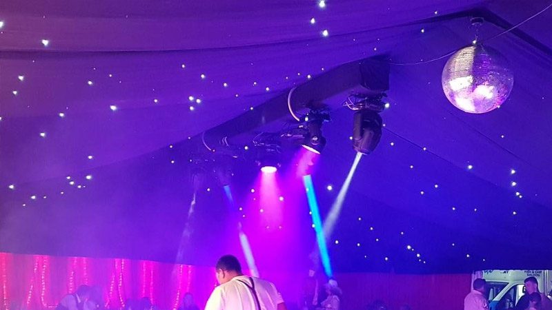 Production Lighting at corporate event