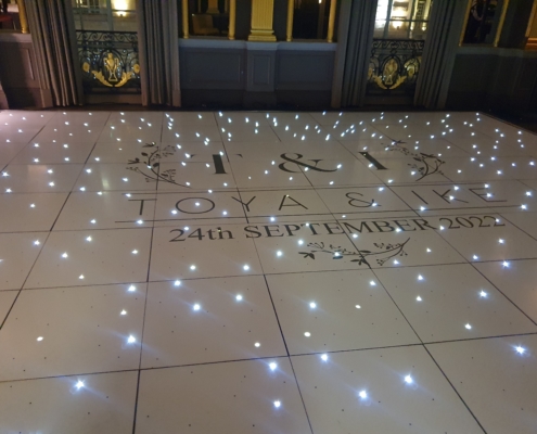 light-up-dance-floor showing led lights